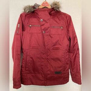 Burton Size Small Lush Burgundy Ski Snow Jacket